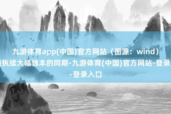 九游体育app(中国)官方网站（图源：wind）功绩执续大幅蚀本的同期-九游体育(中国)官方网站-登录入口